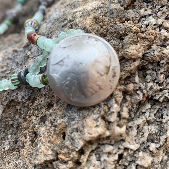 Buffalo nickel choker necklace - Picture 2 of 4